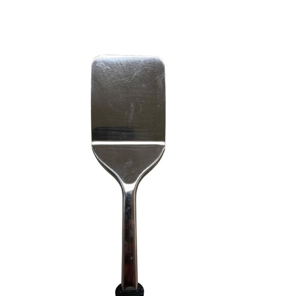 Kitchen Serving Set With Spatulas & Spoon Stainless Steel & Black Handles Durabl - Picture 12 of 12